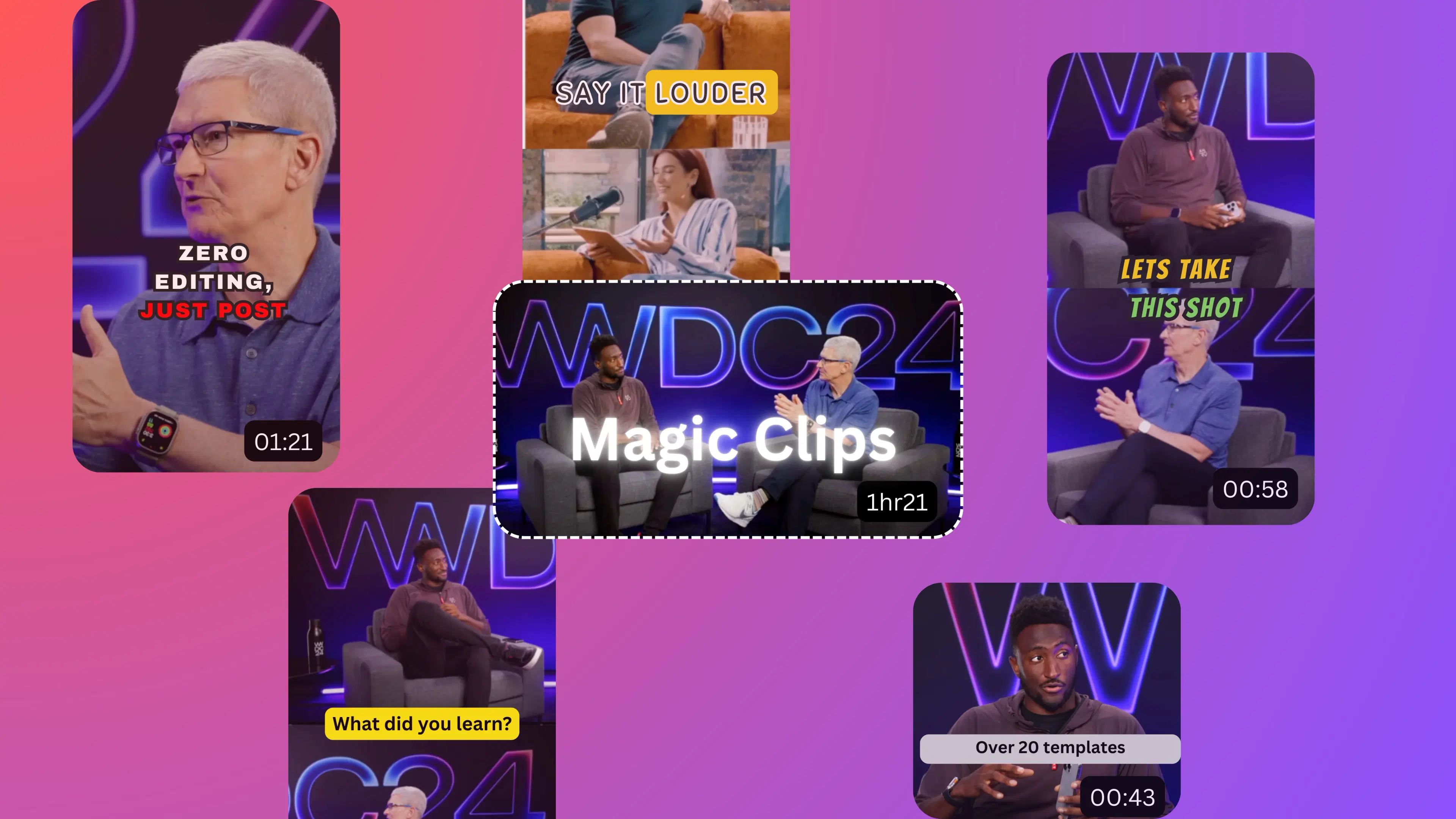 Magic Clips from Long Videos